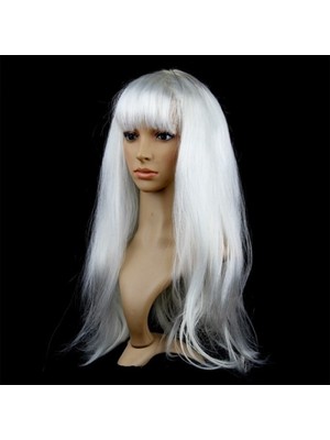 İsmiyle Al Beyaz Renk Peruk Saç