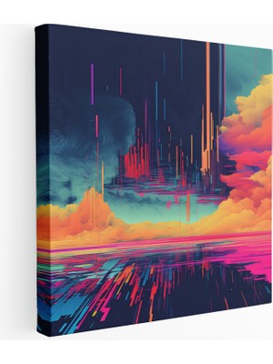 Popcas  Dijital Anarşi Kanvas Tablo