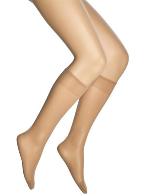 Abarta Kadın 20 Denye Dizaltı Mat 38 Bronz Ince Pantolon Çorap 3 Adet