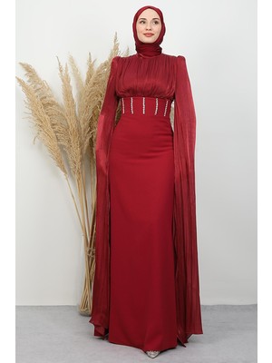 Dora Krep Abiye Bordo