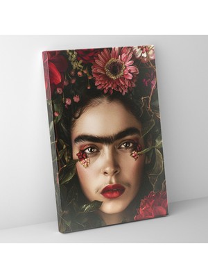 Popcas  Frida Kahlo Tarzı Duvar Dekorasyonu - Duvar Dekorasyonu Ev Dekorasyonu Duvar Sanatı
