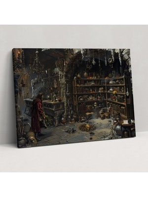 Popcas  Rönesans Karakterler Kanvas Tablo - Leonardo Da Vinci Duvar Dekorasyonu Duvar Sanatı