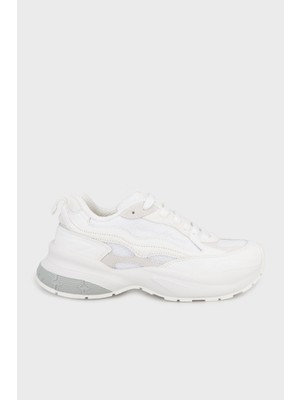 Emporio Armani Logolu Kalın Taban Sneaker Ayakkabı Bayan Ayakkabı EW003056 AF23366 U0006
