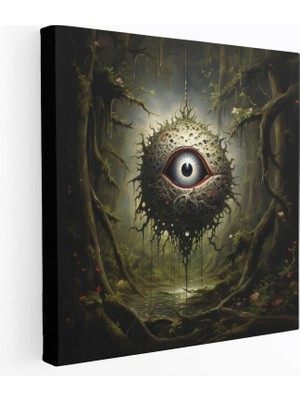 Popcas  Nazardan Koruyucu Boncuk Kanvas Tablo Evil Eye Bead Duvar Sanatı