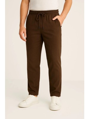 Keten Pantolon – Kahverengi