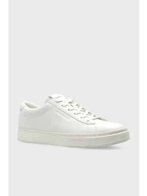 Emporio Armani Logolu Deri Sneaker Ayakkabı Erkek Ayakkabı EM004783 AF20004 U0003