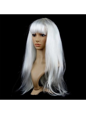 İsmiyle Al Beyaz Renk Peruk Saç