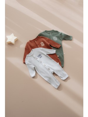 Oh la la Koala For Little Ones Little Chill Serisi 3'lü Baskılı Tulum Set