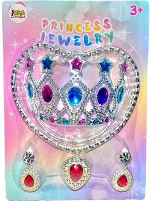 İsmiyle Al Prenses Tacı ve Takı Seti