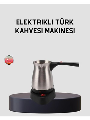 İsmiyle Al Elektrikli Türk Kahvesi Cezvesi 800W Kablosuz Döner Tabanlı