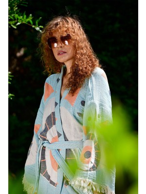 Mavi Evil Eye Kimono