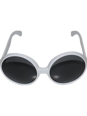 İsmiyle Al 80 Li Yıllar Beyaz Renk Nostalji Yeşilçam Parti Gözlüğü