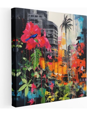 Popcas  Şehir Manzarası Kanvas Tablo