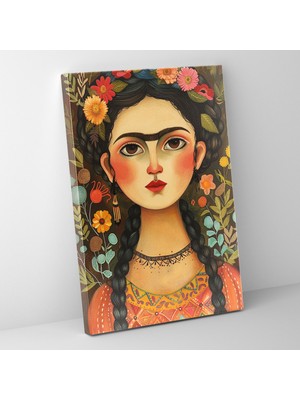 Popcas  Frida Kahlo Tarzı Ev Dekorasyonu - Frida Kahlo Kanvas Duvar Sanatı Duvar Dekorasyonu Duvar Sanatı