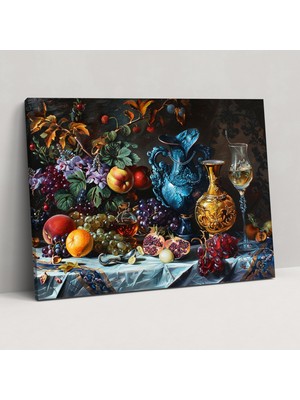 Popcas  Barok Tarzı Kanvas Tablo Ev Dekorasyonu Duvar Sanatı