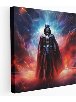Popcas  Star Wars Temalı Kanvas Tablo Darth Vader Duvar Sanatı