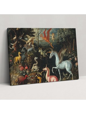 Popcas  Leonardo Da Vinci Duvar Sanatı - Duvar Dekorasyonu Kanvas Tablo