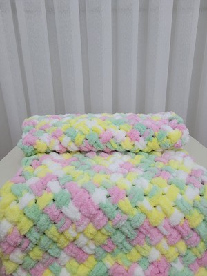 Gift And Flowers Puffy El Örgüsü Bebek Battaniyesi, El Örgüsü ,el Emeği