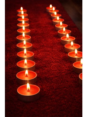 BRANDSMITHS 25'li Tealight Mum Seti(Tarçın)
