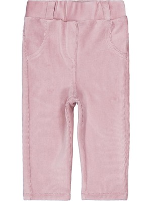 Civil Baby Lila Basic Tayt Kız Çocuk 6-9 Ay Standart Bel Düz Desenli Örme Kumaş