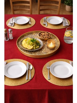 BRANDSMITHS Bordo Masa Örtüsü