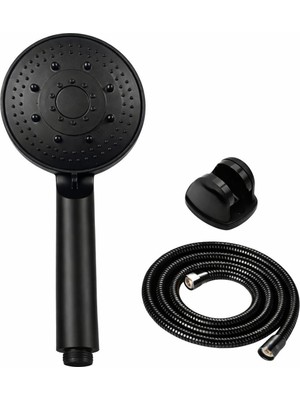 Jaguar Siyah Duş Başlığı Set Banyo Duş Başlığı