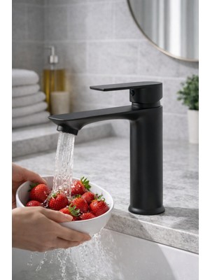 Musluq Aurum Luxe 4’lü Set - 4’lü Rustik Banyo & Mutfak Seti | Robot Duş + Lavabo + Eviye + Banyo