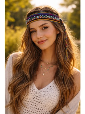 Seymen Bıçakçılık Yöresel El Yapımı Bandana | Geleneksel Desenli Saç Aksesuarı | Çocuk & Yetişkin Uyumlu