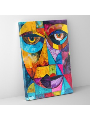 Popcas  Frida Kahlo Tarzı Duvar Sanatı - Ev Dekorasyonu Kanvas Tablo Duvar Dekorasyonu