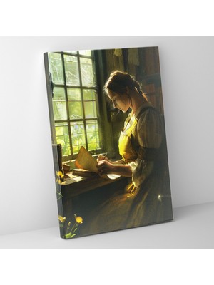 Popcas  Johannes Vermeer Duvar Dekorasyonu - Kanvas Tablo Sanatı