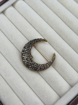 Luseda İthal Vintage Ay Broş