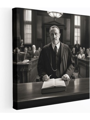 Popcas  Adalet ve Düzen Kanvas Tablo - Adalet Yasalar Ev Dekorasyonu