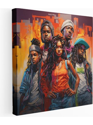 Popcas  Şehir Savaşçıları Kanvas Tablo