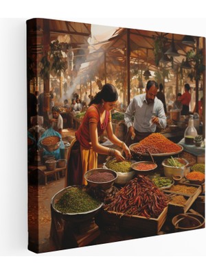 Popcas  Hint Çarşısı Kanvas Tablo