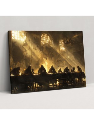 Popcas  Leonardo Da Vinci Duvar Dekorasyonu - Leonardo Da Vinci Tuval Duvar Sanatı Kanvas Tablo