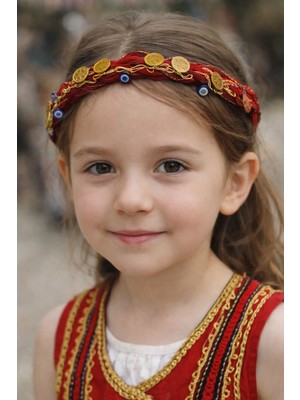 Seymen Bıçakçılık Yöresel El Yapımı Bandana | Geleneksel Desenli Saç Aksesuarı | Çocuk & Yetişkin Uyumlu