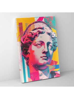 Popcas  Modern Rönesans Pop Art Kanvas Tablo Klasik ve Pop Art Ile Ev Dekorasyonu