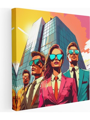 Popcas  Rebel Isyan Kanvas Tablo