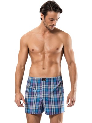 Erdem Erkek Poplin 6'lı Paket Karışık Boxer 1440