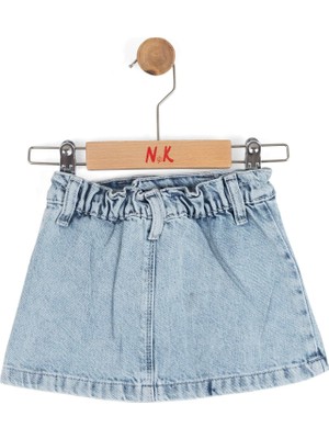 Nk Kids Kız Çocuk Pileli Etek NK-51701-Y