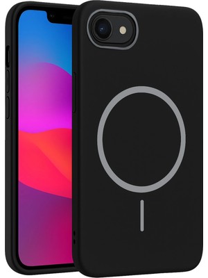Lowell Home Ieg  iPhone 16E Broş Magsafe Kapak - Siyah LWLRSHM-76W5