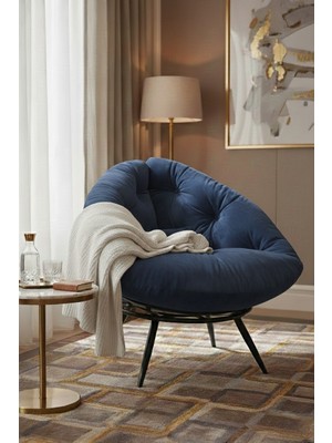 AVYNA Crown™ Duo Collection Modern Tekli Koltuk Berjer | Kitap Okuma & Dinlenme Koltuğu - Tay Tüyü