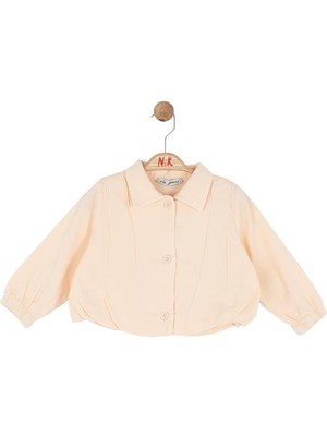 Nk Kids Kız Çocuk Arkası Fiyonklu Ceket NK-31624