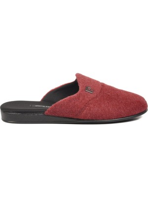 Pierre Cardin Bordo Tekstil Hafif Önü Kapalı Erkek Ev Terliği PC-55368 M