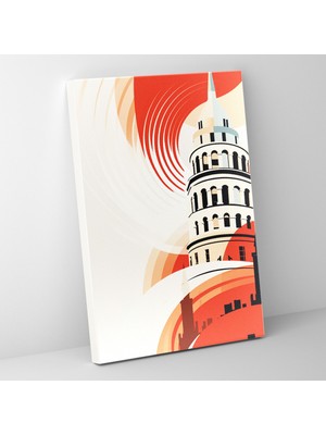 Popcas  Galata Kulesi Duvar Dekorasyonu - Modern Şık Duvar Sanatı
