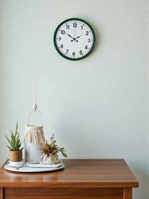 Lowell Home 36 cm Standart Yeşil Duvar Saati LWLHM-RSYT367