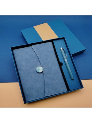 Lowell Home Ieg Promosyon Defter Kalem Seti Mavi Renk LWLHMRS-İEG4256