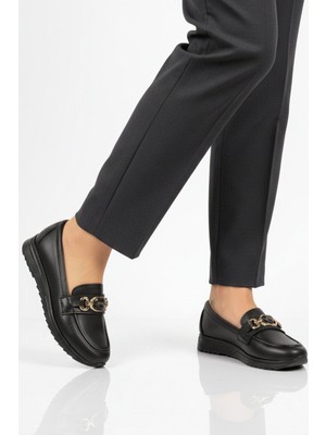 Ayk's Siyah Hafifi Kadın Casual Ayakkabı 1102 Z