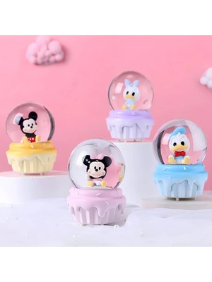 Lowell Home Mickey Mouse Işıklı Kar Küresi 9 cm LWLHM-RSYT367