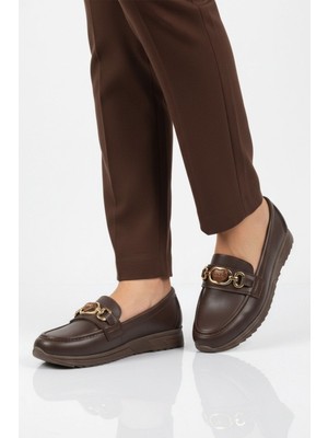 Ayk's Kahve Hafifi Kadın Casual Ayakkabı 1102 Z